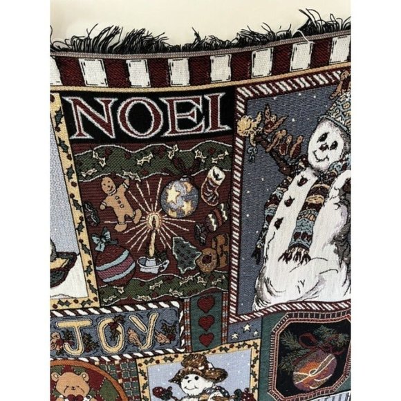 Goodwin Weavers The Edith Collection Christmas Blanket Holiday Tapestry/Throw - Picture 9 of 11